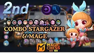 OP Angela Mage & Stargazer! Huge Magic Burst & Late Game Scaling | Magic Chess