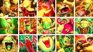 Luigi's Hidden Mansion 3DS - All Ghost Bosses (No Damage - Platinum Portraits)