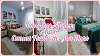 CAMAS POSTAS DE ANO NOVO COM AS COMPRAS SHOPEE/TOUR COMPLETO#compras  #achadinhos#camaposta#shopee