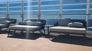 MSC Fantasia - Rundgang auf dem Sonnendeck /Walk on the sun deck