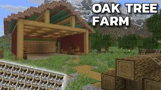 Minecraft TREE FARM - Simple & Aesthetic Design (OAK ONLY) | Java 1.21.10+