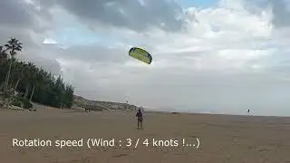 Flysurfer Hybrid 7.5 - Light Wind Test