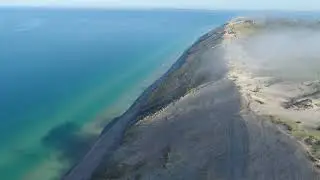 Sleeping Bear Sand Dunes Drone