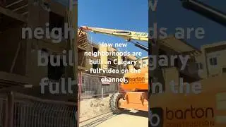 How new neighborhoods are built in Calgary #calgaryregion #yyc #newhouse
