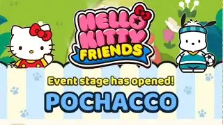 Hello Kitty Friends COMPLETE Pochacco Event Stage / Right At The Buzzer!