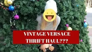 i thrifted a vintage Versace belt for $10!! (LUXURY)