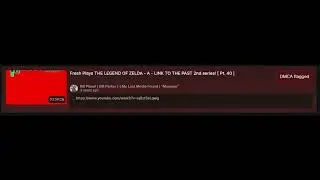 BACK UP IMAGE LINK TO THE PAST { # 40 } I GOT DMCA FLAGG USING Audio library ON A MOVIE ON ODYSEE!