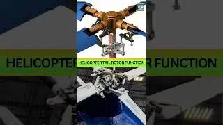 How Does A Helicopter Tail Rotor 🔥#3d# automobile #helicopter#technology#innovation