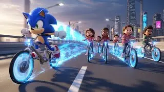 👉 Sonic the Hedgehog Playing With Kids 🦔⚡ | Epic Fun & Super Speed Adventure.