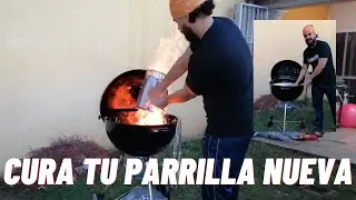 COMO CURAR TU ASADOR NUEVO- EL CARBONERO