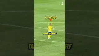 Ronaldo was talking to himself after losing💔😥