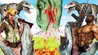 TODOS MATAN Y TODOS MUEREN... HUMANOS Y DINOSAURIOS | PRIMAL CARNAGE