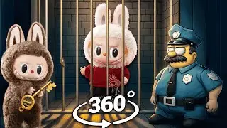 Кукла Лабубу. Побег из тюрьмы 360° VR. Анимация PopMart!