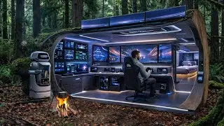 Building a High Tech Home Inside a Giant Tree