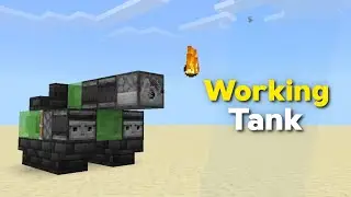 Working Tank in Minecraft Bedrock!