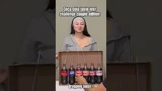 Coca cola taste test challenge couple edition