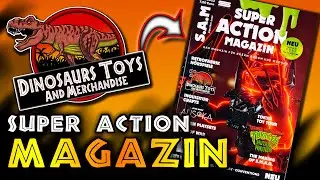 30.Jahre Jurassic Park ACTIONFIGUREN im SUPER ACTION Magazin NR 2 + Gewinnspiel