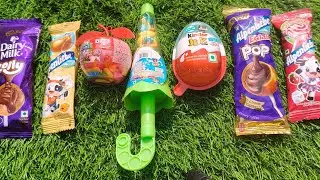 ASMR Most Popular Candys / some lots of colorful rainbow lollipop candy / unpacking chocolate eat