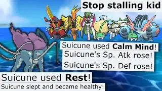 Calm Mind + Rest SUICUNE Is THE KING OF STALL In Pokemon Showdown (pokemon showdown SWEEP)