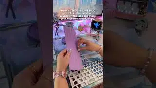 watch me mod my womier wk61 keeb ❄️ #shorts #genshinimpact