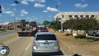 Running through Jacksonville, tx