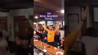 GOAL Reactions only. Man City vs Real Madrid #madridista #ucl #championsleague #goals #reaction