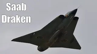 Saab J35 Draken Very Close Overflight - SweAF 2024