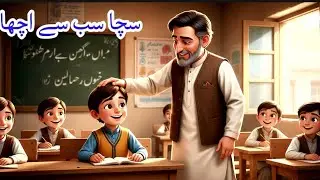 Scha bacha sb se acha سچا بچہ#subscribe to more story #cartoon 