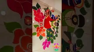 My rangoli⚛️🔯 Spread colour's & lov💕