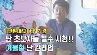 '난 알아요' 제 14강 - 겨울철 난 관리법!! 분갈이, 비료, 보관장소 등 총정리