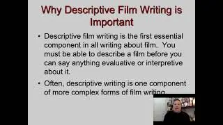 Lesson 3   Writing About Film Part 1