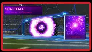 Rocket League Shattered Goal Explosion Showcase