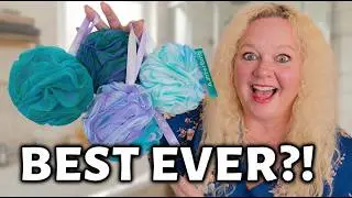 AmazerBath Shower Bath Sponge Shower Loofahs Balls - Review