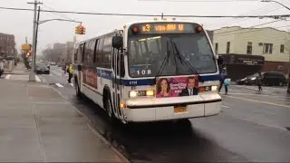 MTA NYC RTS(Rapid Transit Series) bus from the 80s having a nice discussion of my childhood bus