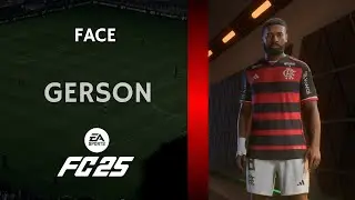 EAFC 25 - Tutorial Face GERSON - Flamengo ( Stats nos coment&aacute;rios )