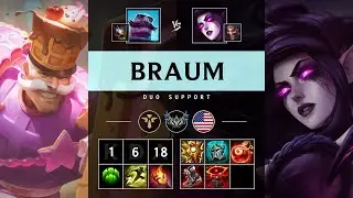 Braum Support vs Morgana - NA Challenger Patch 25.12