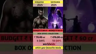 kingdom vs saiyaara movie box office collection | kingdom 4 days collection 🔥#kingdom #viral