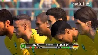 Brazil vs Germany | Penalty Shootout | PES Gameplay PC