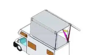 Deployable top for RV