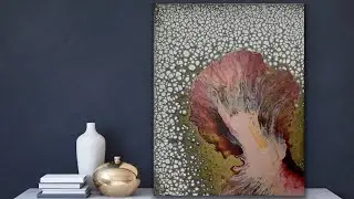 Pearl Cell Dutch Pour Combo Technique | Abstract Acrylic Pour Tutorial | Interference Series
