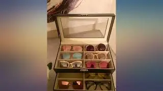 CO-Z Sunglasses Organizer for Women Men, Multiple Eyeglasses Eyewear Display Case, review