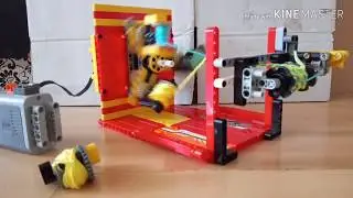 Lego technic braiding machine