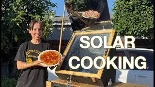 I Cooked with the SUN for 7 days - DIY Solar OVEN