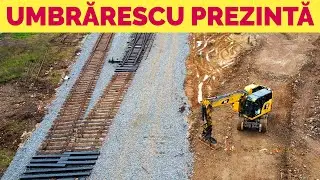UMBRĂRESCU reface RACORDUL BIFURCAȚIE de cale ferată spre OȚELĂRIE!