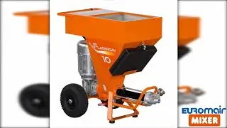 Euromair and Mixer airless high-pressure screw pump machines