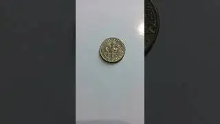 One dime United states of America coin .