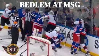 Ottawa Senators Show NO EFFORT Against New York Rangers, Brady Tkachuk and Igor Shesterkin Fight...