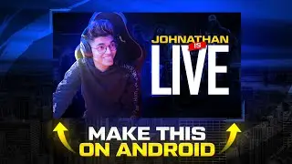 How To Make Live Stream Thumbnail like @JONATHANGAMINGYT On Android | PUBG/BGMI Thumbnail Tutorial