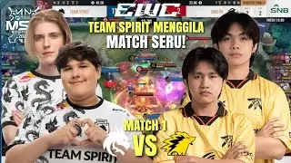 GLOO KIDBOMBA TERLALU AGRESIF & RUSUH 🔥 TEAM SPIRIT VS ONIC PH _ GAME 1 ❗ MSC/EWC 25 KNOCKOUT STAGE 