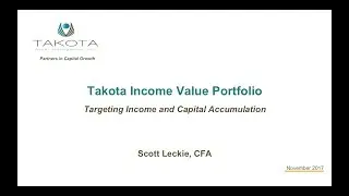 A presentation on the Income Value Portfolio